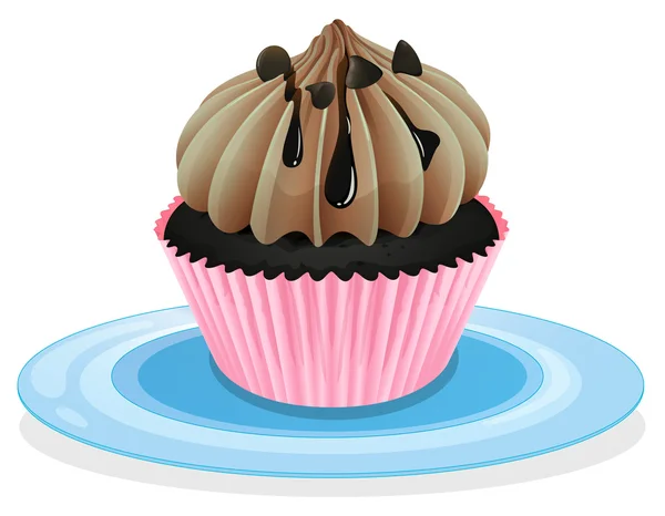 A cupcake — Stock Vector