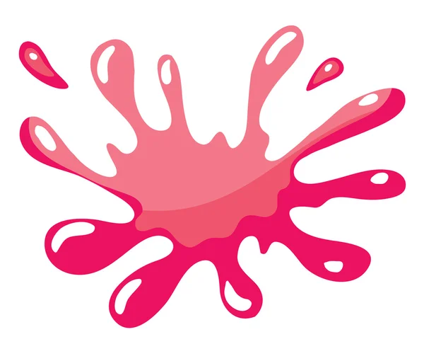 Una spruzzata di colore rosa — Vettoriale Stock