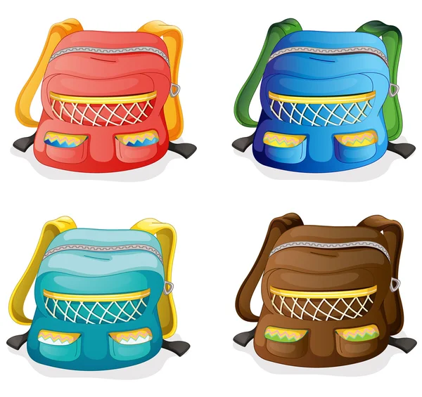 School bags — Stock Vector