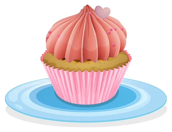 En cupcake — Stock vektor