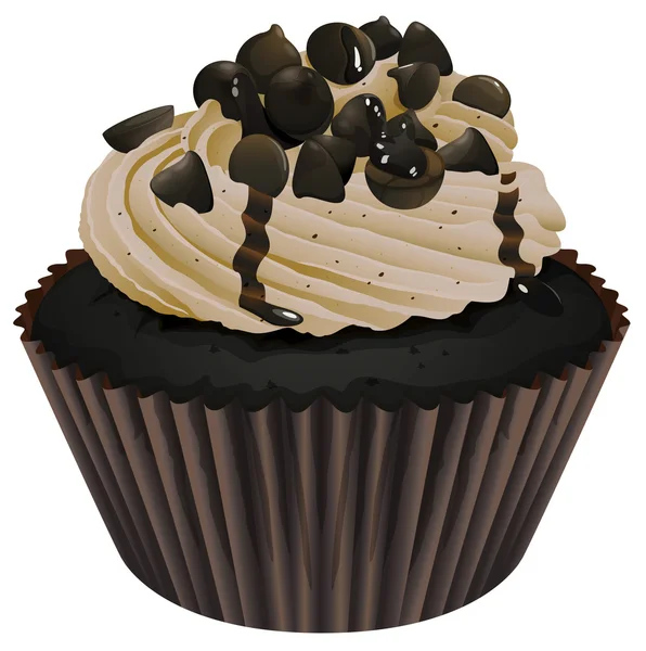 Un Cupcake — Image vectorielle