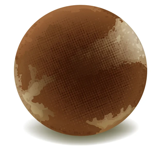 Chocolat rond — Image vectorielle