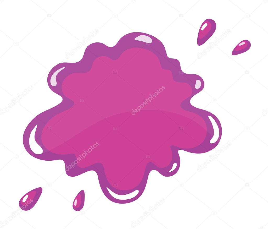 a purple color splash