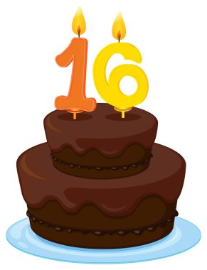 Doğum günü pastası.