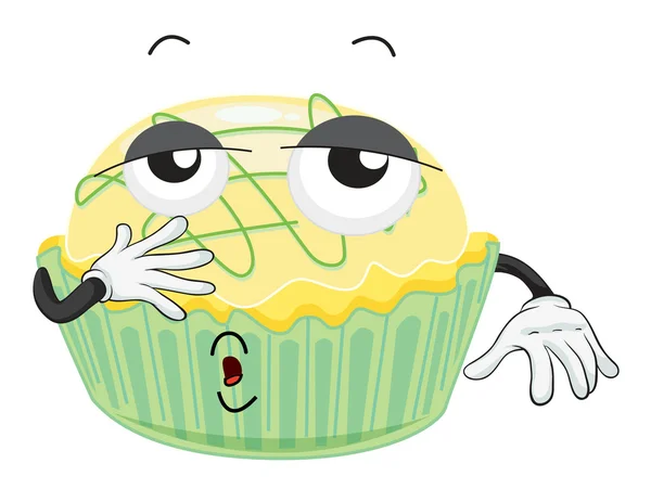 Un Cupcake — Vettoriale Stock