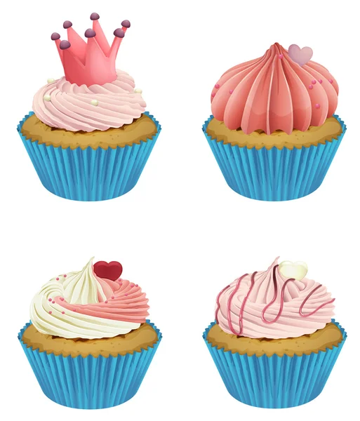 Cupcakes — Stock Vector