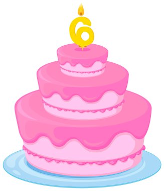 Doğum günü pastası.