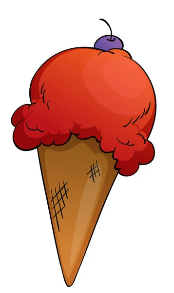 Een icecream — Stockvector