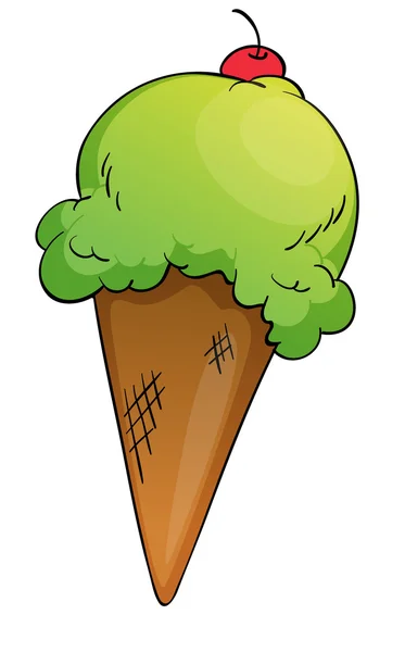 Een icecream — Stockvector