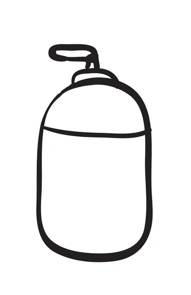 The spray bottle sketch — Stock Vector