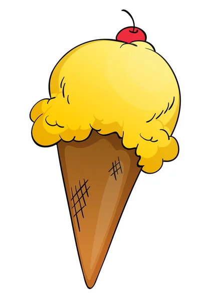 An Ice-cream — Stock Vector
