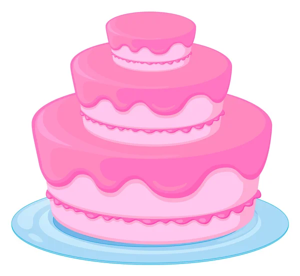 Birthday cake — Stock Vector