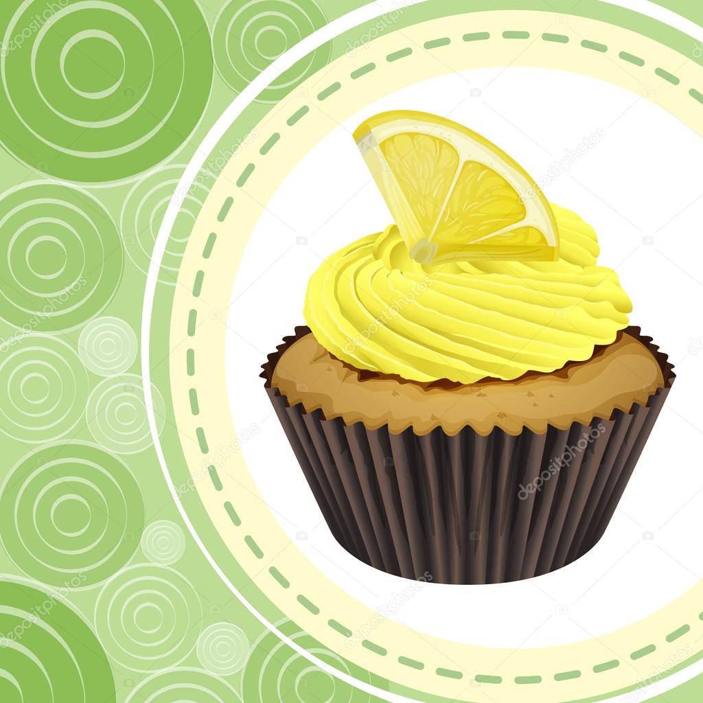 カップケーキと壁紙 ストックベクター C Interactimages 1406
