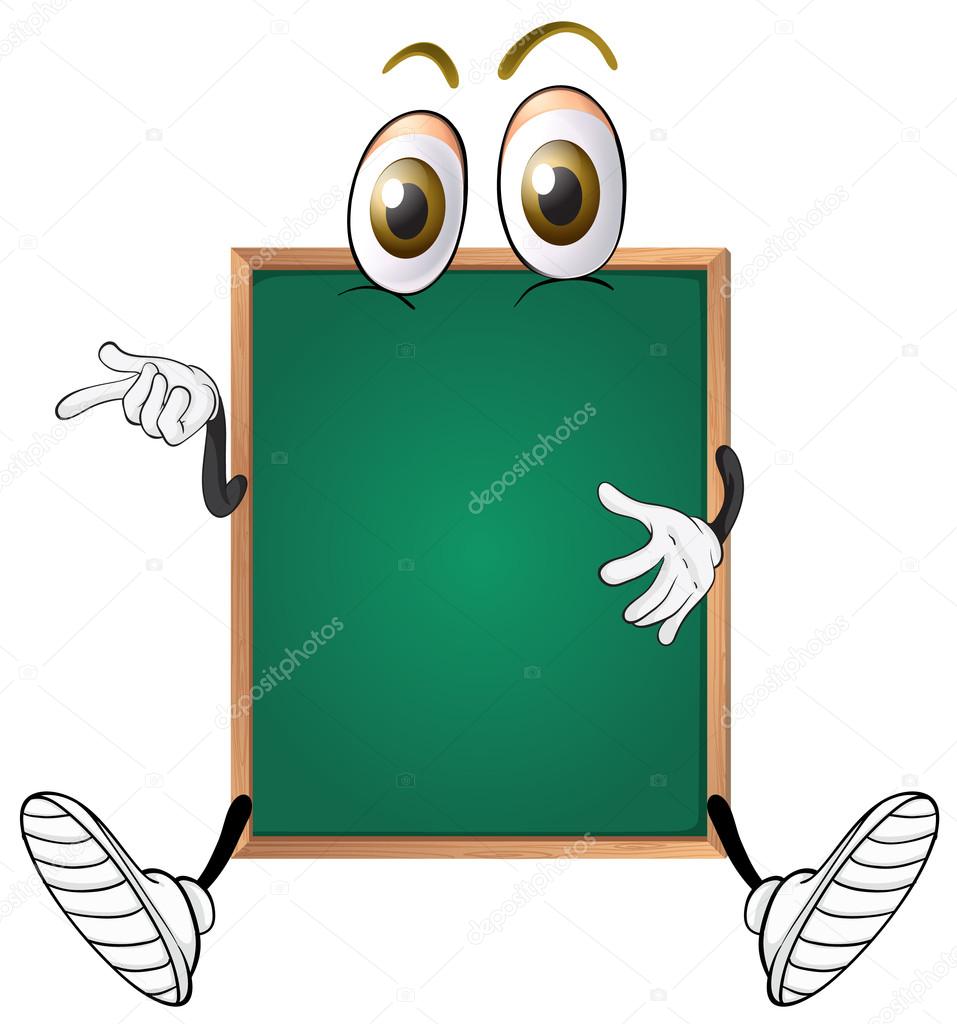 a green board