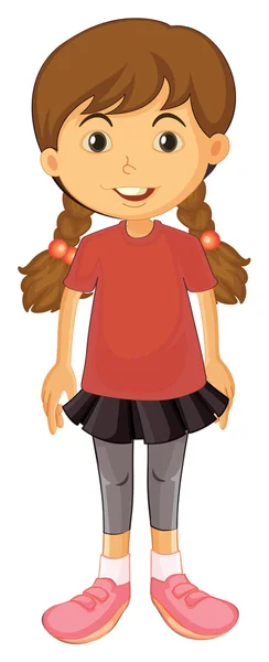 A girl — Stock Vector