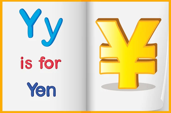 The currency Yen — Stock Vector