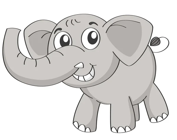 一只大象 — 图库矢量图片