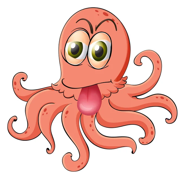 An octopus — Stock Vector