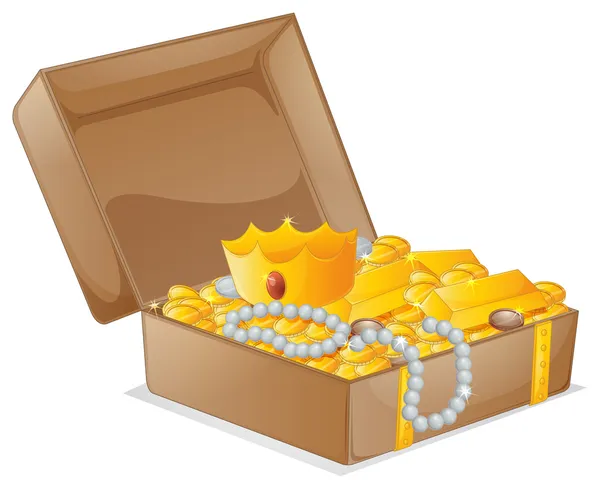 A treasure box — Stock Vector