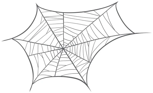 Egy pók nettó — Stock Vector