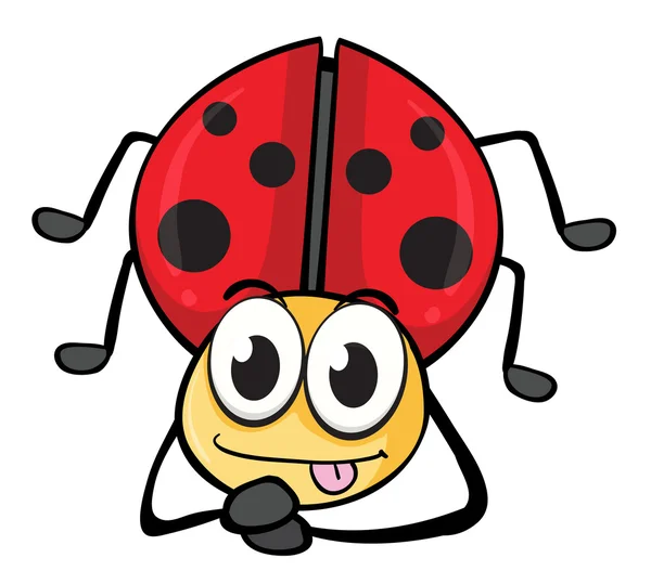 Une coccinelle — Image vectorielle