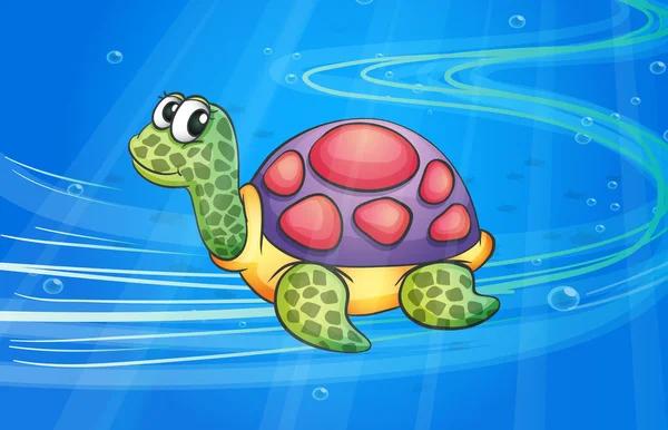 Een schildpad — Stockvector