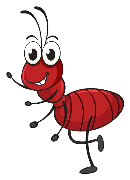 Eine Ameise — Stockvektor