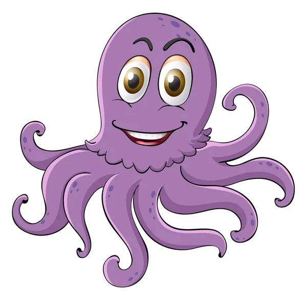 Een octopus — Stockvector