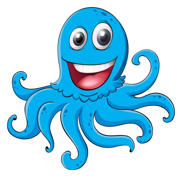 Een octopus — Stockvector