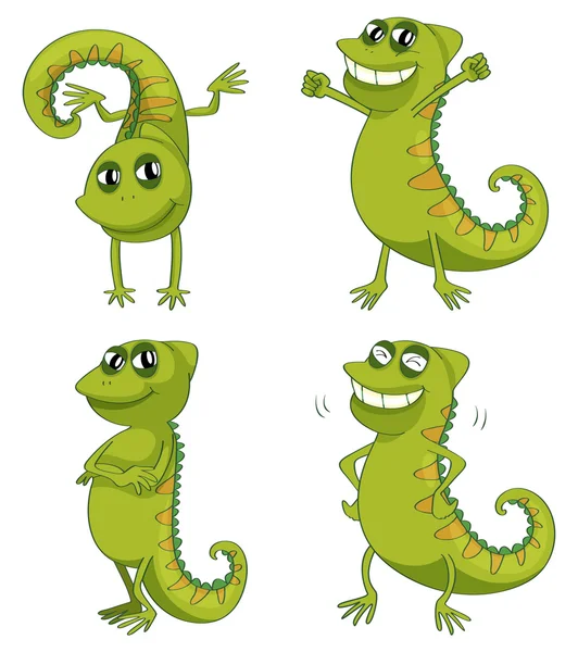 Chameleons — Stock Vector