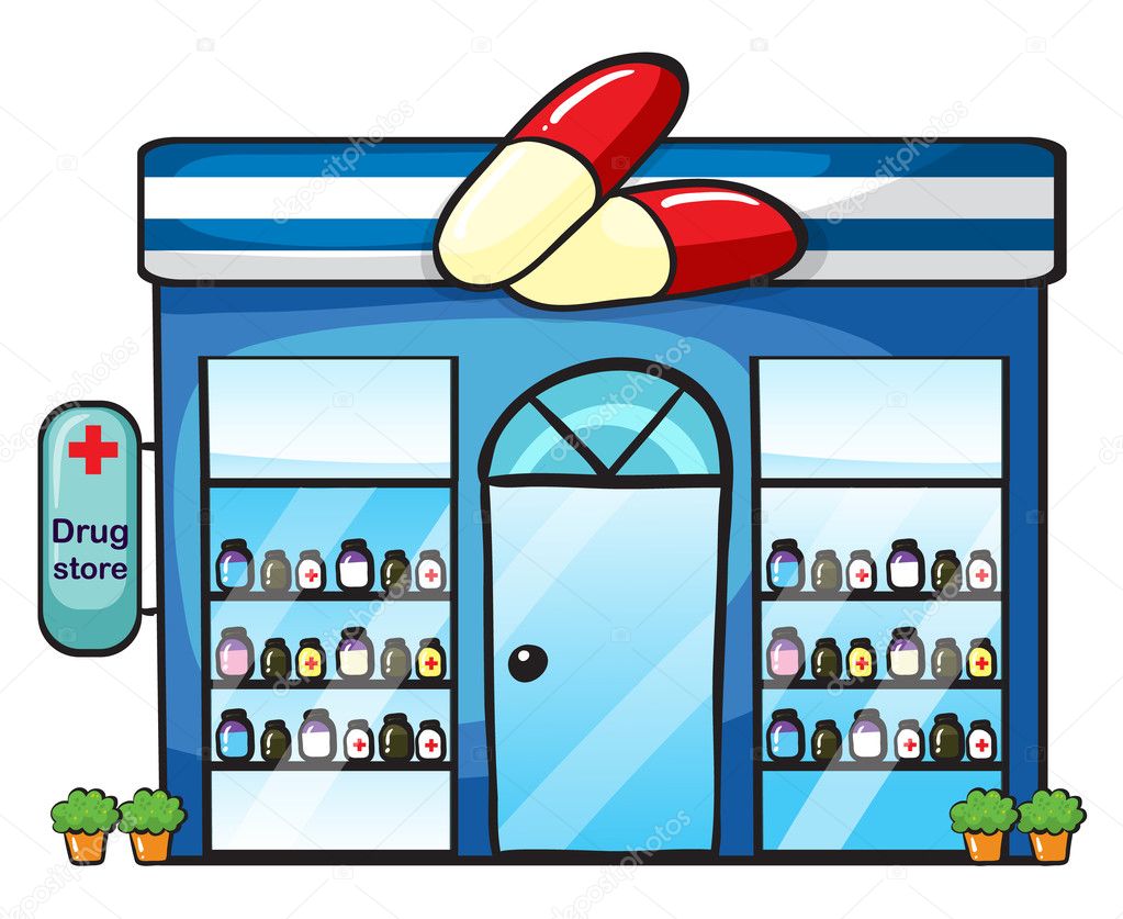 A drug store Stock Vector Image by ©interactimages #16762321