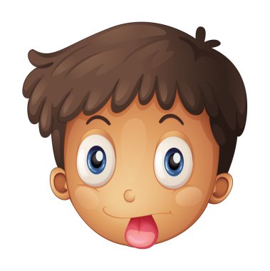 bir yüz bir çocuğun