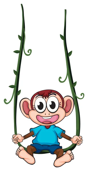 A monkey — Stock Vector