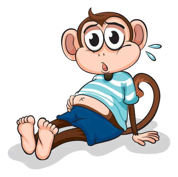 一只猴子 — 图库矢量图片
