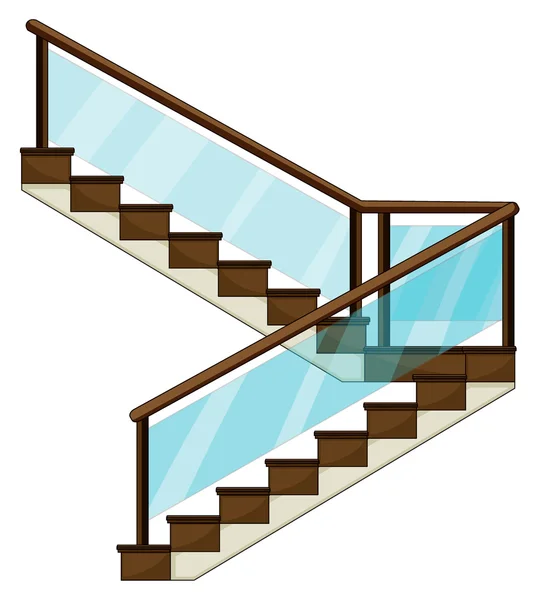 Una escalera. — Vector de stock