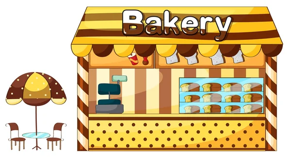 En bageriet butiken — Stock vektor