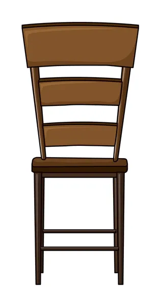 A wooden chair — Stock Vector