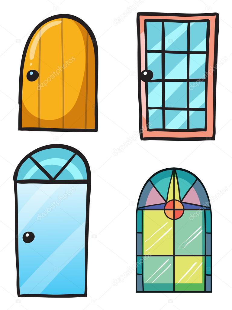 両開き ドアストックベクター ロイヤリティフリー両開き ドアイラスト Depositphotos