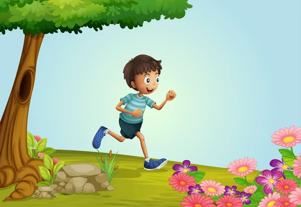 Menino Correndo Vetores De Stock Ilustracoes Vetoriais Free Menino Correndo Depositphotos