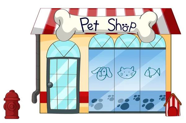 A PetShop — Stock Vector