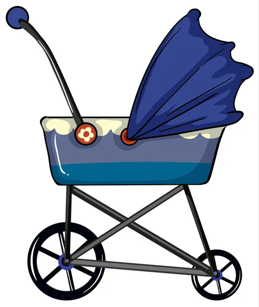 Baby barnvagn — Stock vektor
