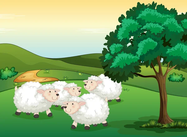 Вівці Ліцензійні Стокові Ілюстрації