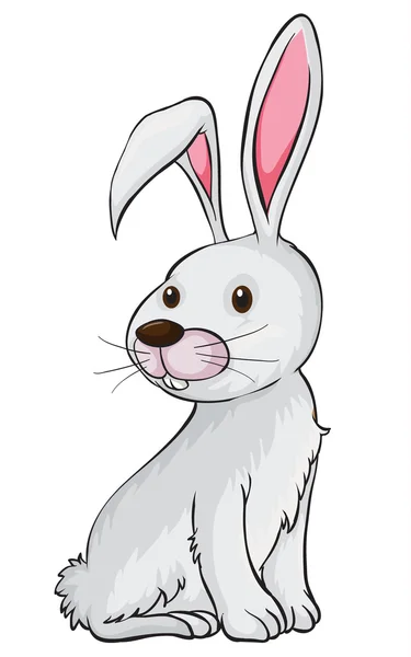 Gülümseyen bir tavşan — Stok Vektör