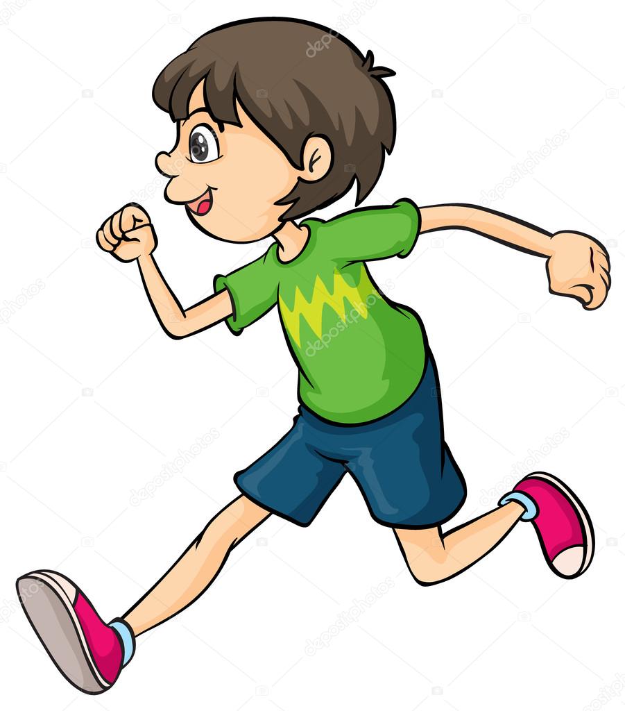 Niño corriendo dibujo Imágenes Vectoriales, Gráfico Vectorial de Niño corriendo  dibujo | Depositphotos
