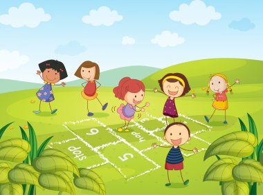 oyun altı genç kız