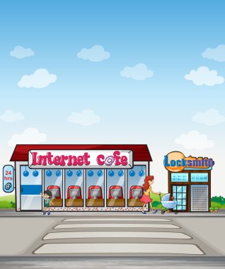 İnternet kafe ve çilingir Dükkanı