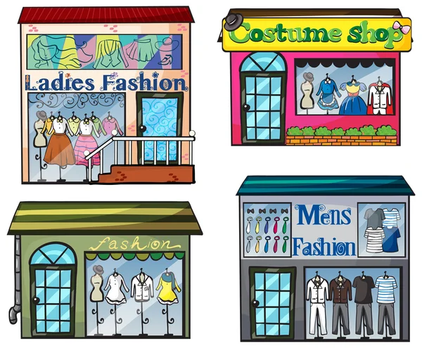 Fashion Shop — Stock Vector