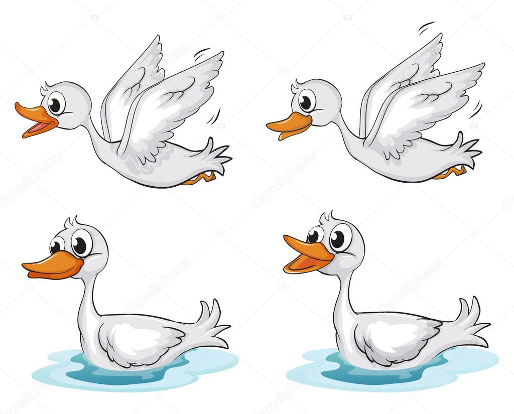Vektorgrafiken Flying Ducks Vektorbilder Flying Ducks Depositphotos