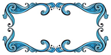 Mavi kenarlık çizgisi