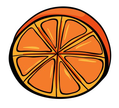 dilimlenmiş portakal